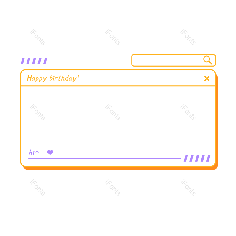 卡通边框图片,装饰框元素,小清新PNG,可爱免抠素材